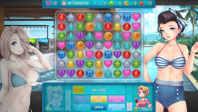 HuniePop : Double Date Gameplay Screenshot
