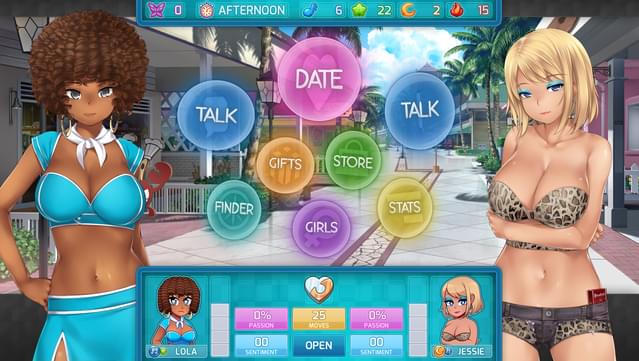 HuniePop : Double Date PC Screenshot