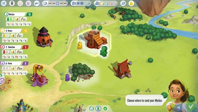 Charterstone: Digital Edition Gameplay Screenshot
