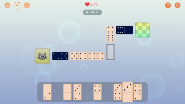 Cat Way Domino Gameplay Screenshot