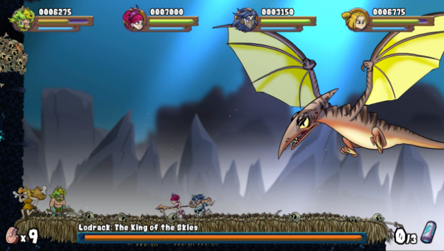 Caveman Warriors Gameplay Screenshot