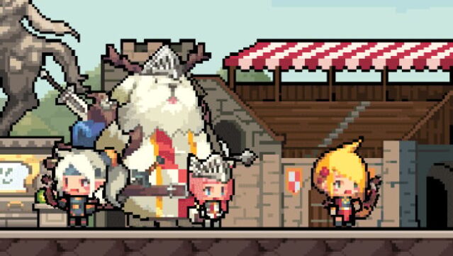 Crusaders Quest : Hero Town Gameplay Screenshot