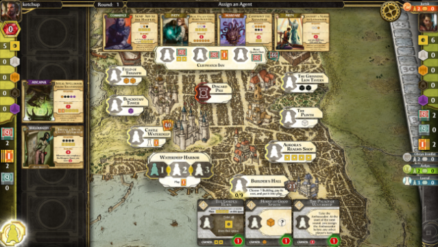 D&D Lords of Waterdeep Gameplay Screenshot