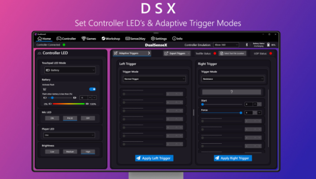 DSX PC Screenshot