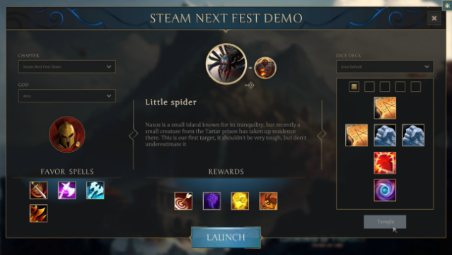 Dice of Olympus Gameplay Screenshot