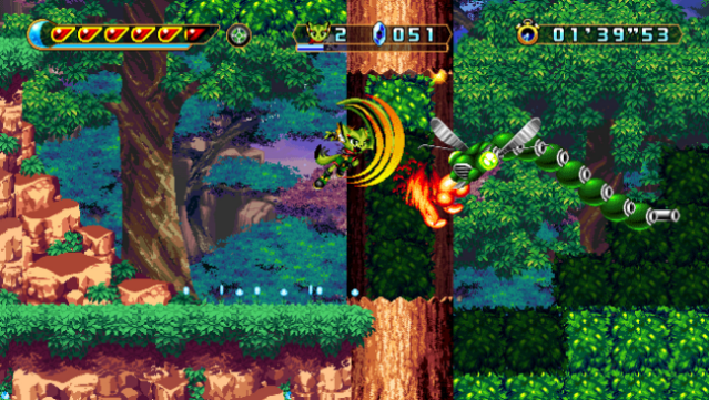 Freedom Planet Gameplay Screenshot