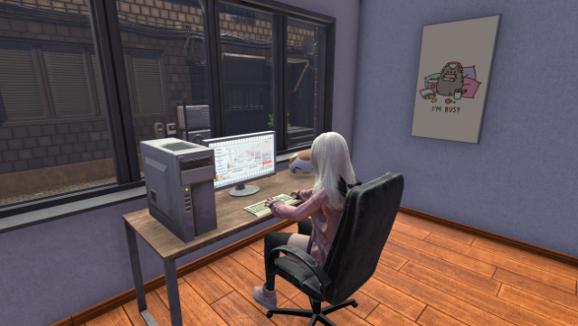 Streamer Girl Simulator Gameplay Screenshot