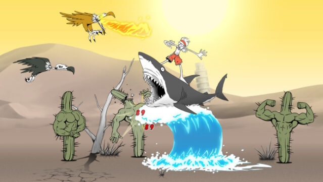 Super Daryl Deluxe Gameplay Screenshot