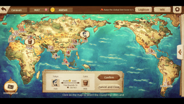 The Road to Harvest: Food from Across the Ocean Gameplay Screenshot
