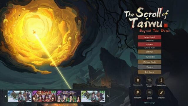 The Scroll of Taiwu : Beyond The Dome PC Screenshot