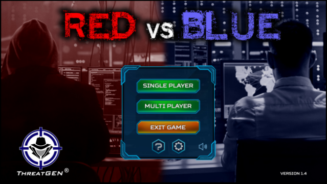 ThreatGEN: Red vs. Blue Gameplay Screenshot
