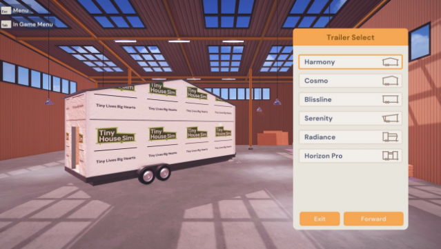 Tiny House Simulator Gameplay Screenshot
