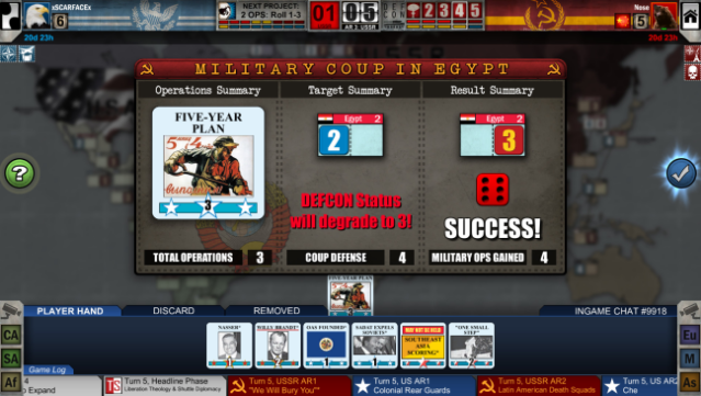 Twilight Struggle Gameplay Screenshot